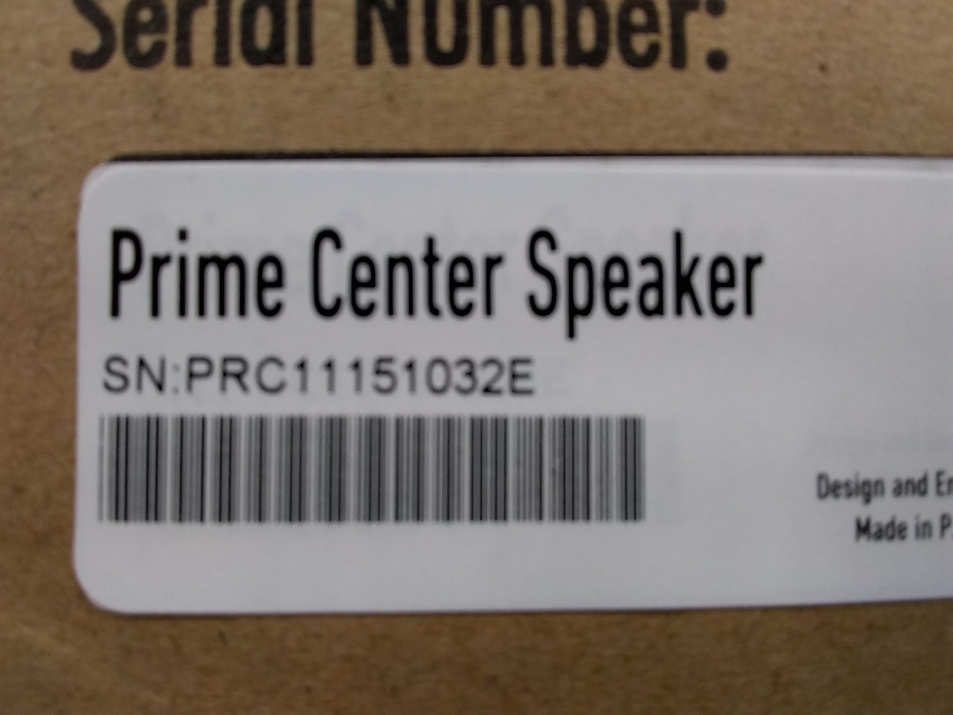 Prime Center - Black Ash - Outlet - 1032