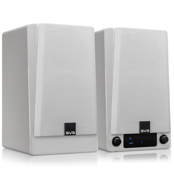 Prime Wireless Speaker Pair - White Gloss - Outlet - 1985