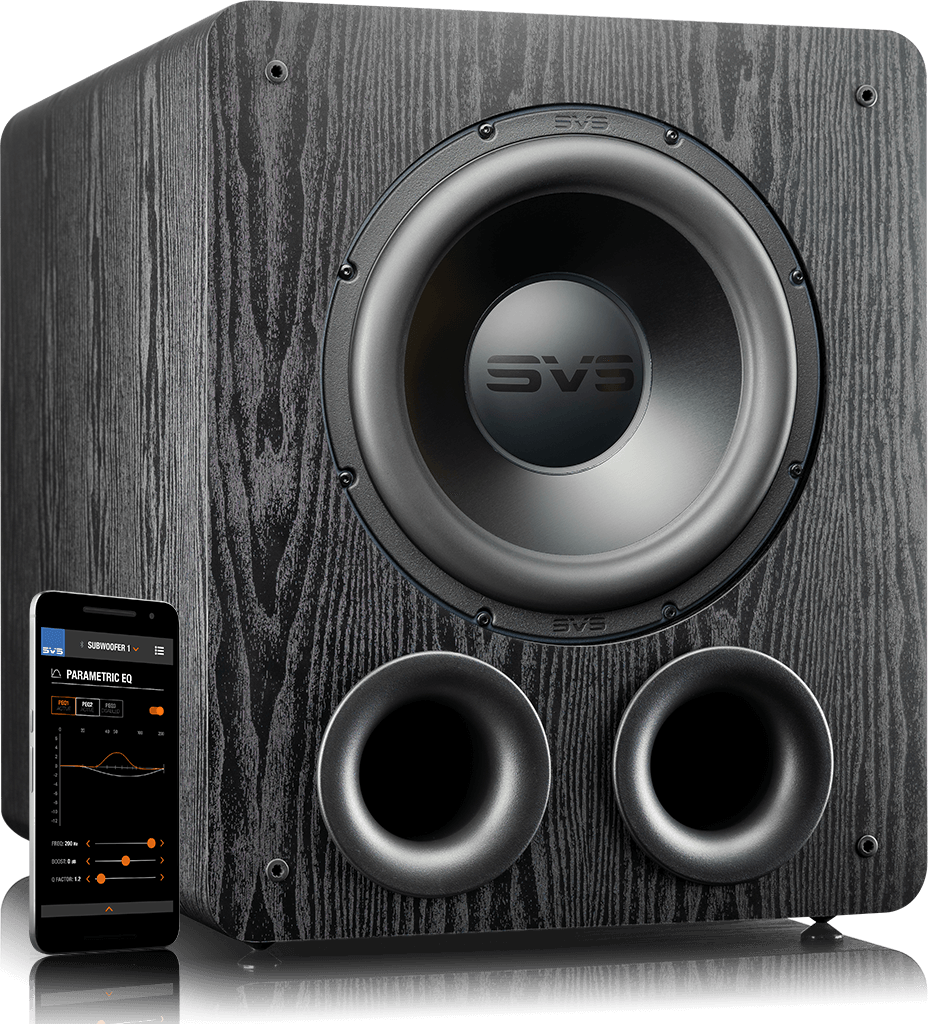 PB-2000 Pro Subwoofer in Premium Black Ash